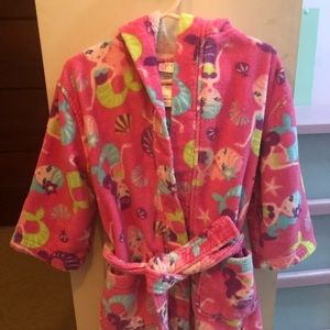Mermaid toddler swim cover up